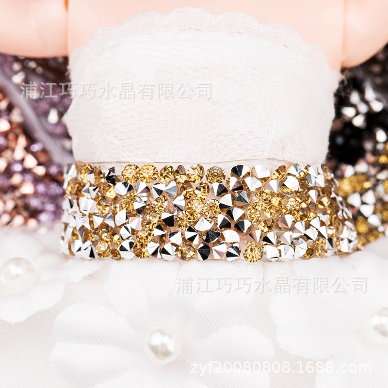 Clothing Accessories Accessories Hot Melt Adhesive Diamond Band Hot Drilling Strip DIY Ornament Accessories Stick-on Crystals Crystal Diamond Sticker Belt Clothing Accessories Accessories Hot Melt Adhesive Diamond Band Hot Drilling Strip DIY Ornament Accessories Stick-on Crystals Crystal Diamond Sticker Belt