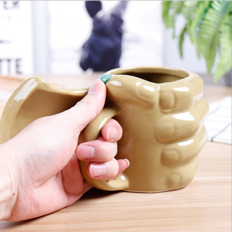 Individual Porcelain Mug Avengers 3D Thanos Unlimited Gloves Cup Five Colors Stick-on Crystals Large Capacity Drinking Cup Individual Porcelain Mug Avengers 3D Thanos Unlimited Gloves Cup Five Colors Stick-on Crystals Large Capacity Drinking Cup