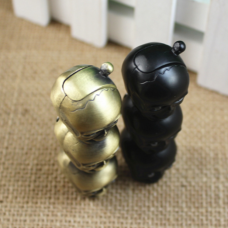 Creative personality unique styling 8,083 ghost skull light wind-proof metal lighter Creative personality unique styling 8,083 ghost skull light wind-proof metal lighter