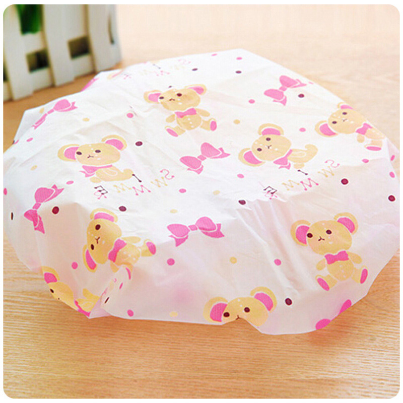 Full-color thickened waterproof bath cap adult wash bath cap Kitchen fume hood shower cap individually packaged