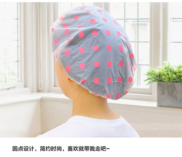 Full-color thickened waterproof bath cap adult wash bath cap Kitchen fume hood shower cap individually packaged Full-color thickened waterproof bath cap adult wash bath cap Kitchen fume hood shower cap individually packaged