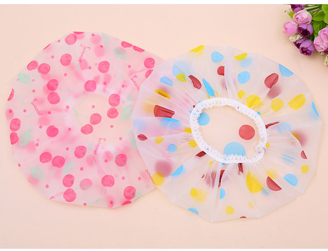 Full-color thickened waterproof bath cap adult wash bath cap Kitchen fume hood shower cap individually packaged Full-color thickened waterproof bath cap adult wash bath cap Kitchen fume hood shower cap individually packaged