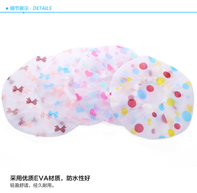 Full-color thickened waterproof bath cap adult wash bath cap Kitchen fume hood shower cap individually packaged Full-color thickened waterproof bath cap adult wash bath cap Kitchen fume hood shower cap individually packaged