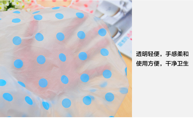 Full-color thickened waterproof bath cap adult wash bath cap Kitchen fume hood shower cap individually packaged Full-color thickened waterproof bath cap adult wash bath cap Kitchen fume hood shower cap individually packaged