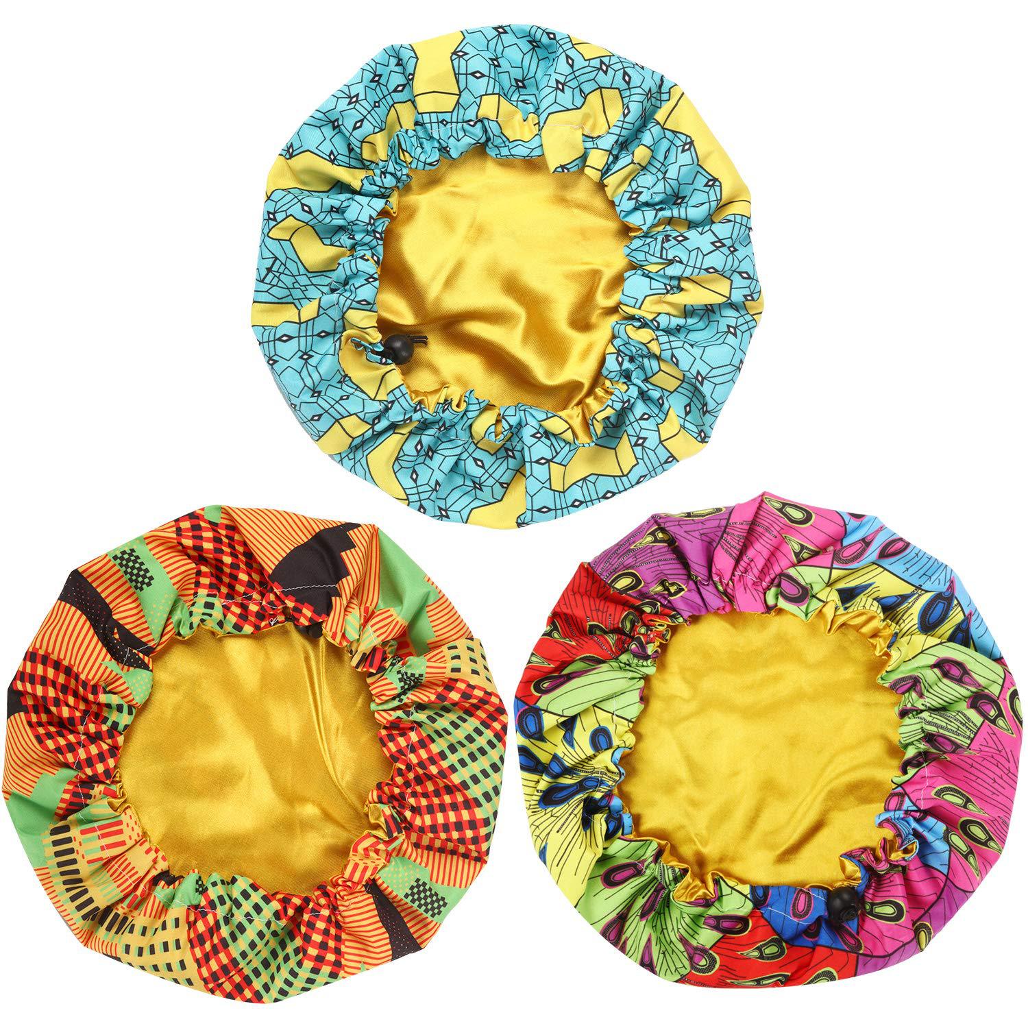 Amazon Children's Nightcap Soft double shower cap Children's bath cap adjustable size double bath cap Amazon Children's Nightcap Soft double shower cap Children's bath cap adjustable size double bath cap
