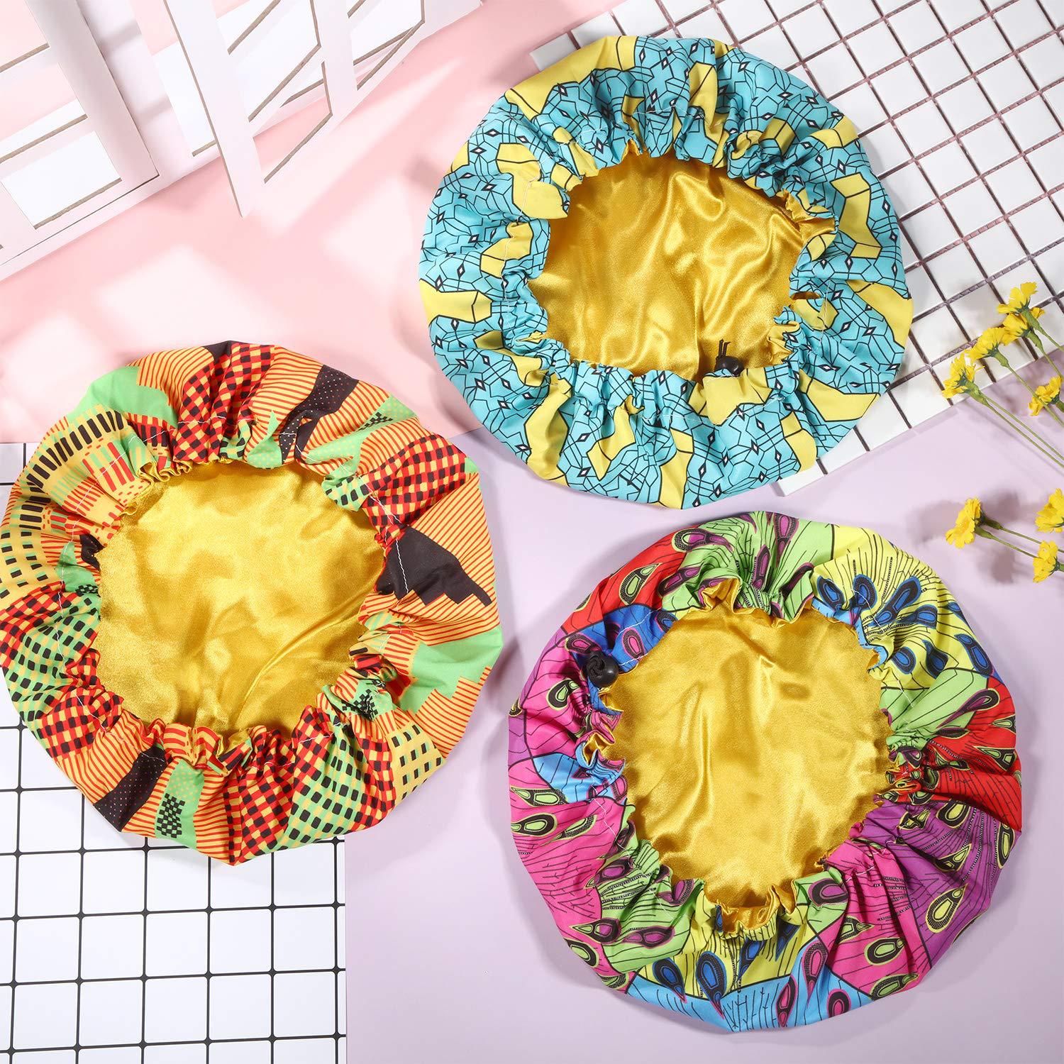 Amazon Children's Nightcap Soft double shower cap Children's bath cap adjustable size double bath cap Amazon Children's Nightcap Soft double shower cap Children's bath cap adjustable size double bath cap