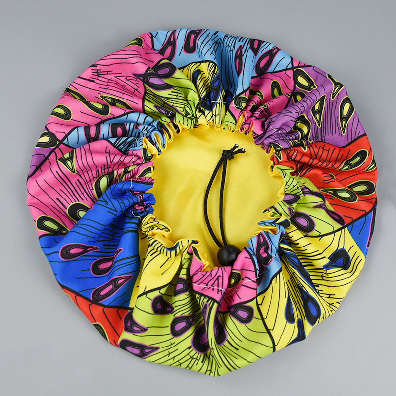 Amazon Children's Nightcap Soft double shower cap Children's bath cap adjustable size double bath cap Amazon Children's Nightcap Soft double shower cap Children's bath cap adjustable size double bath cap
