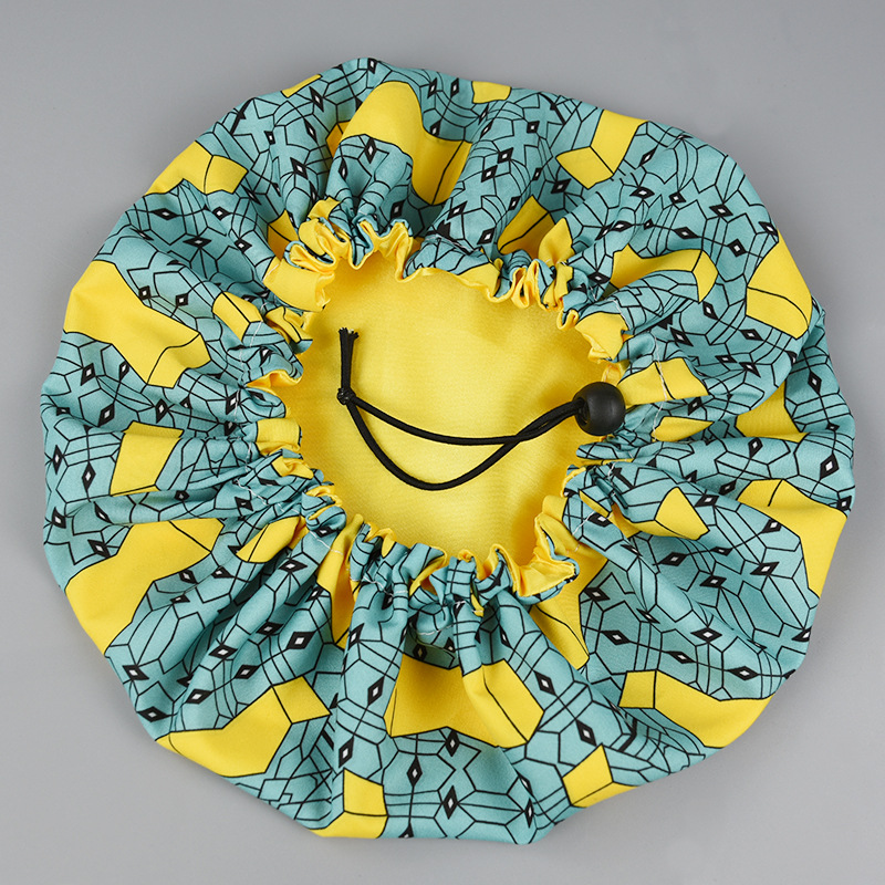 Amazon Children's Nightcap Soft double shower cap Children's bath cap adjustable size double bath cap Amazon Children's Nightcap Soft double shower cap Children's bath cap adjustable size double bath cap