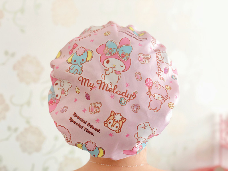 Cute cartoon double bath cap Merledi waterproof bath cap corner biological shampoo kitchen lampblack hair cap Cute cartoon double bath cap Merledi waterproof bath cap corner biological shampoo kitchen lampblack hair cap