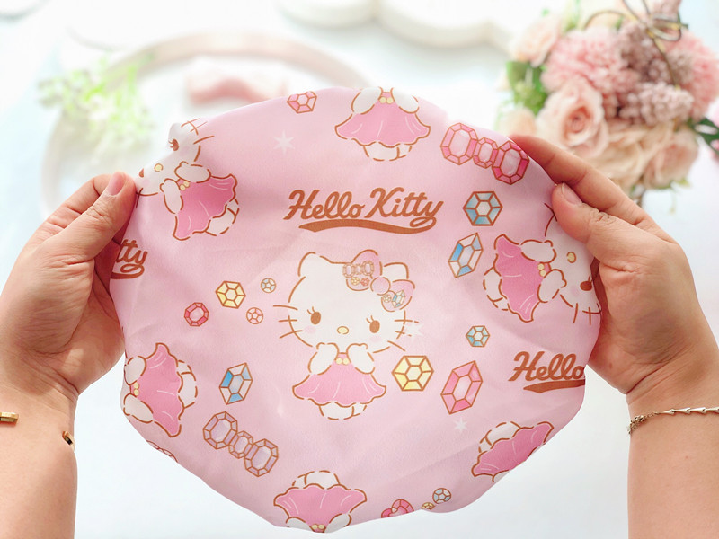 Cute cartoon double bath cap Merledi waterproof bath cap corner biological shampoo kitchen lampblack hair cap Cute cartoon double bath cap Merledi waterproof bath cap corner biological shampoo kitchen lampblack hair cap
