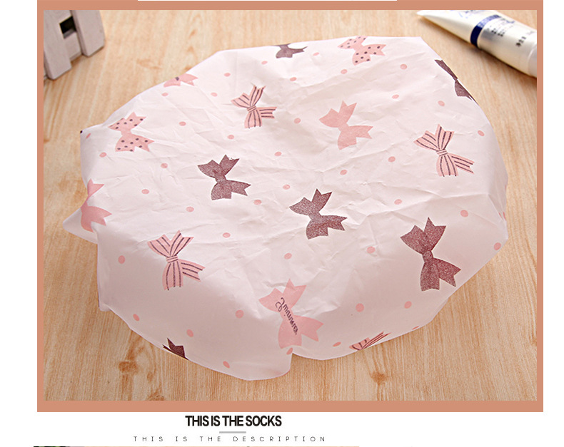 Bath waterproof bath cap with thickened cartoon pattern make-up care cap kitchen lampblack cap wholesale Bath waterproof bath cap with thickened cartoon pattern make-up care cap kitchen lampblack cap wholesale