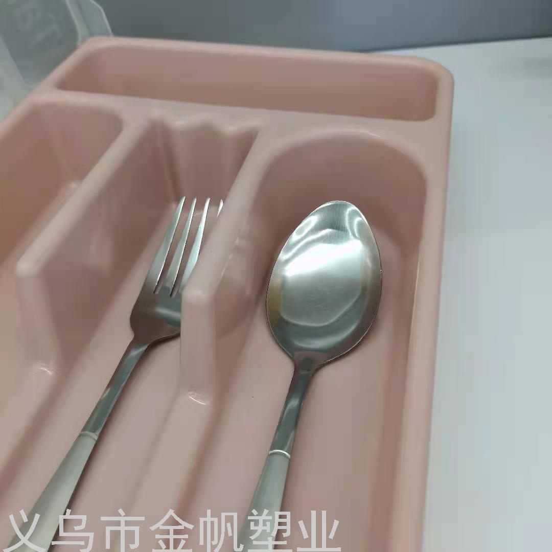 Gold Sail Factory Direct Sales Drawer Cutlery Tray Tableware Storage Box Plastic Knife and Fork Storage Tray with Lid Knife and Fork Box Gold Sail Factory Direct Sales Drawer Cutlery Tray Tableware Storage Box Plastic Knife and Fork Storage Tray with Lid Knife and Fork Box