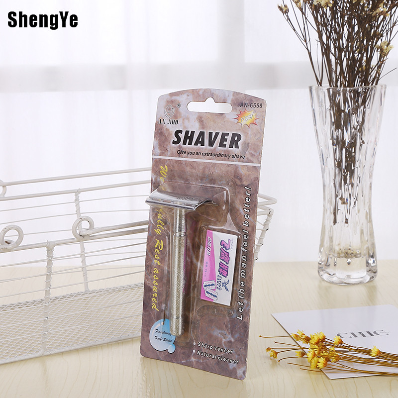 The supermarket sells the old model manual shaver to repair the hair tool eyebrow knife bath special.