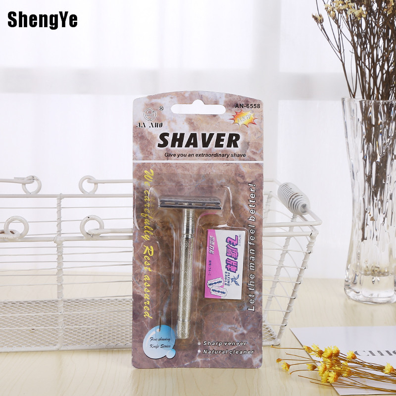 The supermarket sells the old model manual shaver to repair the hair tool eyebrow knife bath special.
