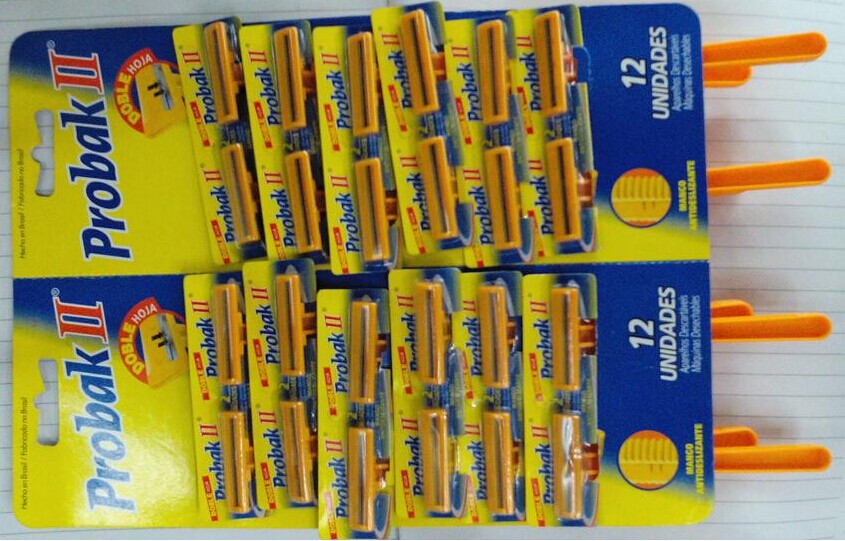 Yellow crane shaver (24 PCS / 72 CARDS)