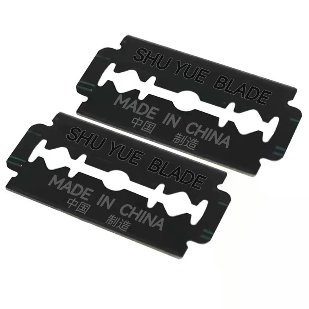 Factory Direct Sales Shuyue Brand Double-Edge Blade Three-Hole Blade, Single-Sided Blade Shaver Pieces Carbon Steel Or Stainless Steel
