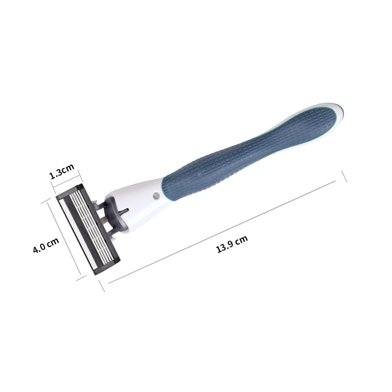 Max Men&#039;s Five-Layer Disposable Manual Shaver Induction Cutter Head Swedish Blade Old-Fashioned Razor Shaver Factory