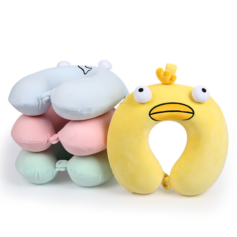 Animal Cartoon Student U-Shaped Neck Pillow Children&#039;s Holiday Outdoor Super Soft Portable Slow Rebound Memory Foam U-Shaped Pillow Head