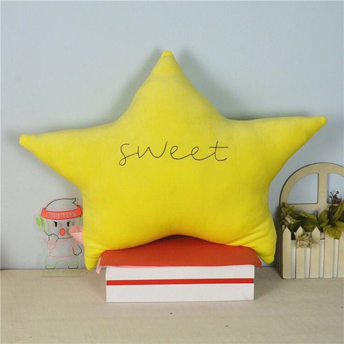 Feather cotton spandex fabric soft pillow pillow Valentine star star plush toys