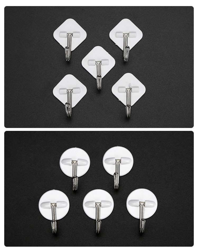 Top quality small size Cartoon plastic hook strong stick hook single bulk