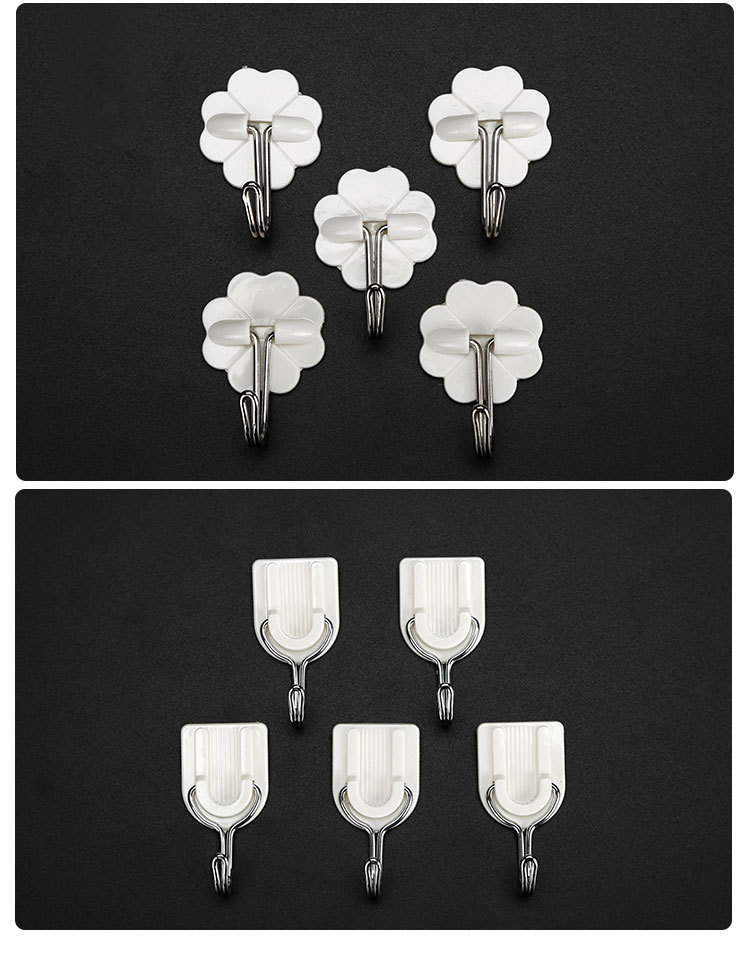 Top quality small size Cartoon plastic hook strong stick hook single bulk