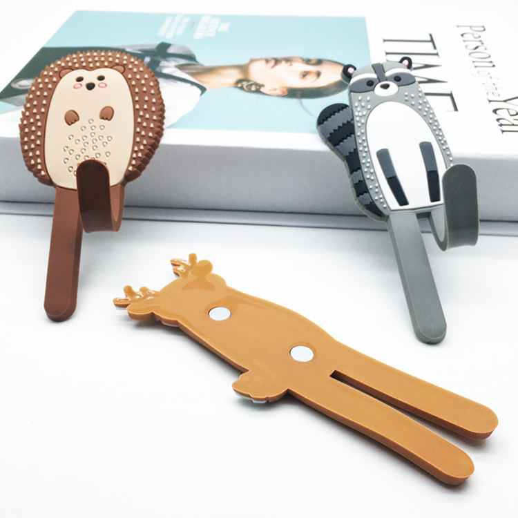 Nordic animal magnetic refrigerator stick hook Japanese system hook