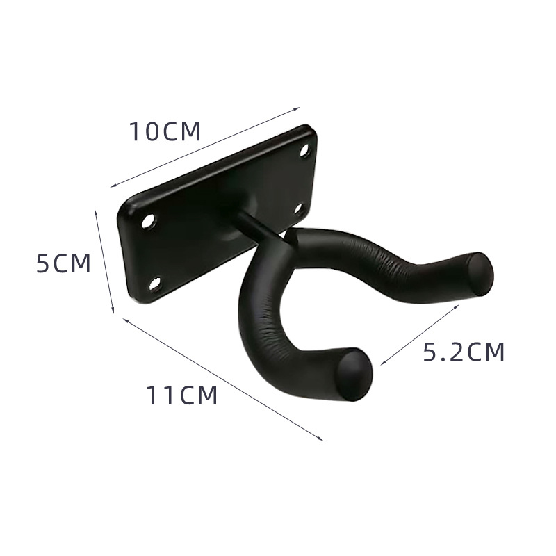 Guitar Hook Iron Wall Square Hook Violin Erhu Ukulele Hanger Does Not Hurt the Piano Weight Capacity Is Good