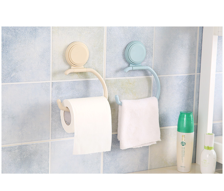 kitchen and bathroom hook without trace and nail hook bathroom sucker wall hanging towel rack paper holder chuck hook
