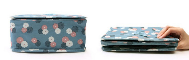 travel hook wash gargle bag can be hung with a storage bag portable ladies large capacity folding makeup bag