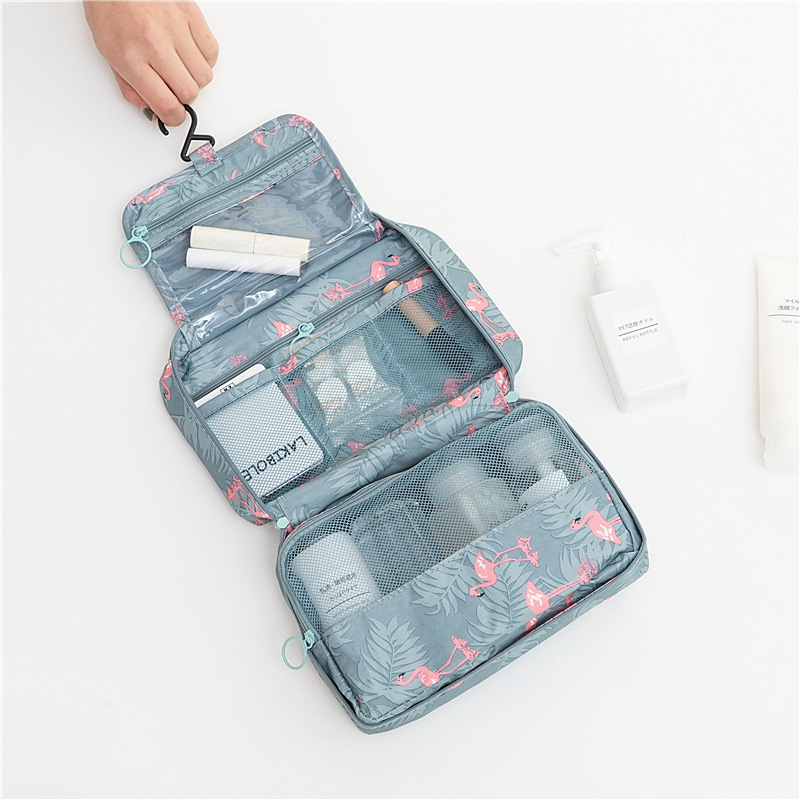 hotselling travel large capacity waterproof makeup bag multifunctional portable storage bag hook wash gargle bag whole