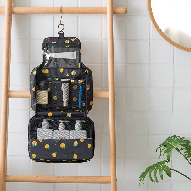 hotselling travel large capacity waterproof makeup bag multifunctional portable storage bag hook wash gargle bag whole