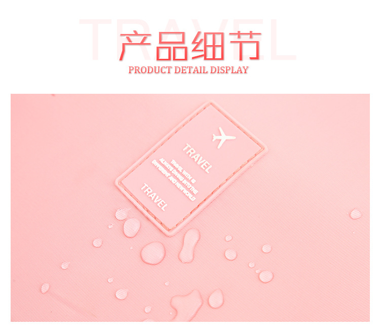 Spot wholesale waterproof travel bulk twill hook wash bag portable travel toiletrie bag