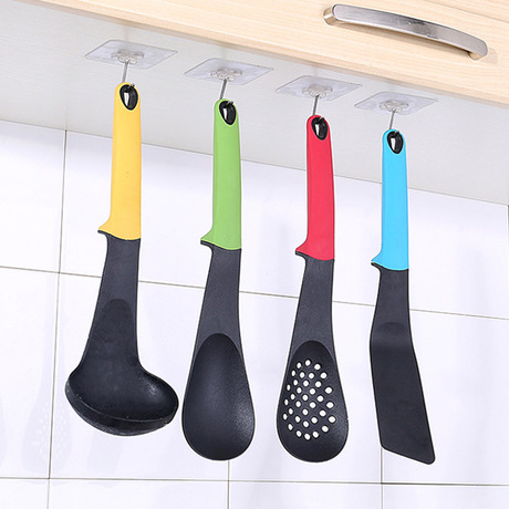 The Six centimeters brushed silver hook small hook strong adhesive hook taobao express magic stick hook factory