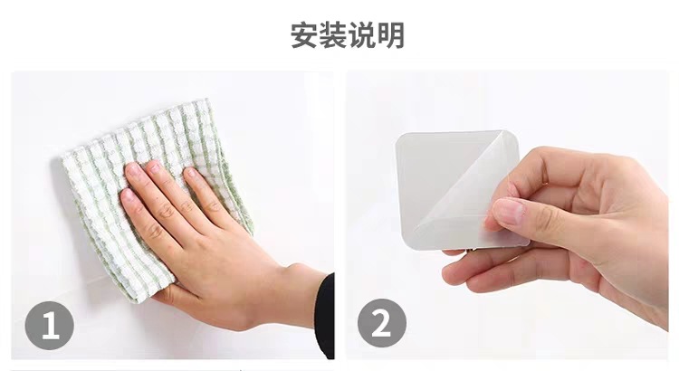 The Six centimeters brushed silver hook small hook strong adhesive hook taobao express magic stick hook factory