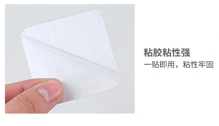 The Six centimeters brushed silver hook small hook strong adhesive hook taobao express magic stick hook factory