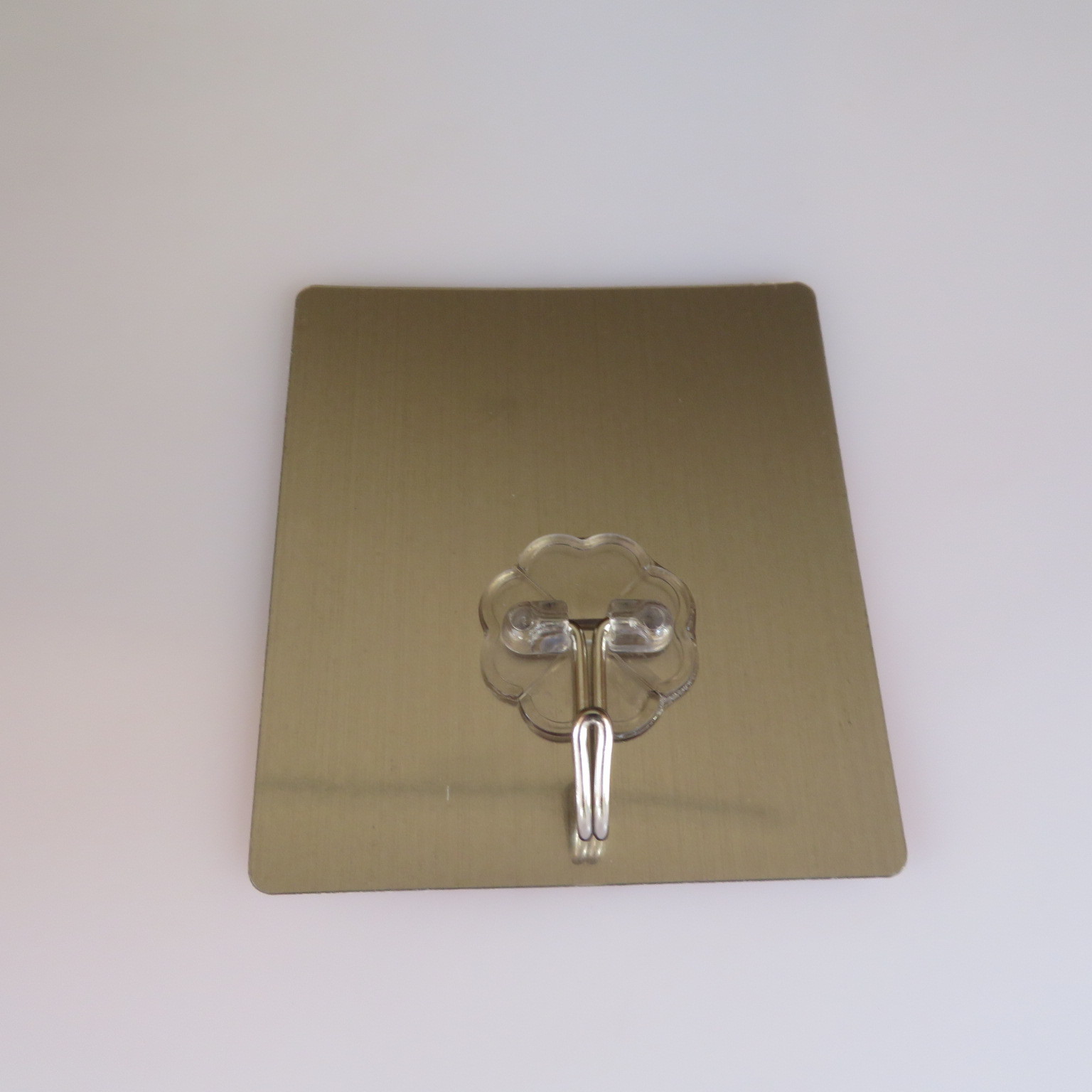 The Six centimeters brushed silver hook small hook strong adhesive hook taobao express magic stick hook factory