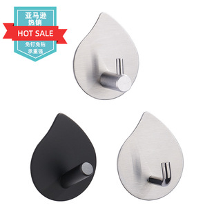 steel hook strong stick hook feel after the coat hooks hardware hook with hole without nail coat hook cross border