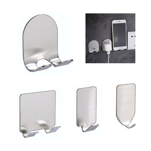 steel hook strong stick hook feel after the coat hooks hardware hook with hole without nail coat hook cross border