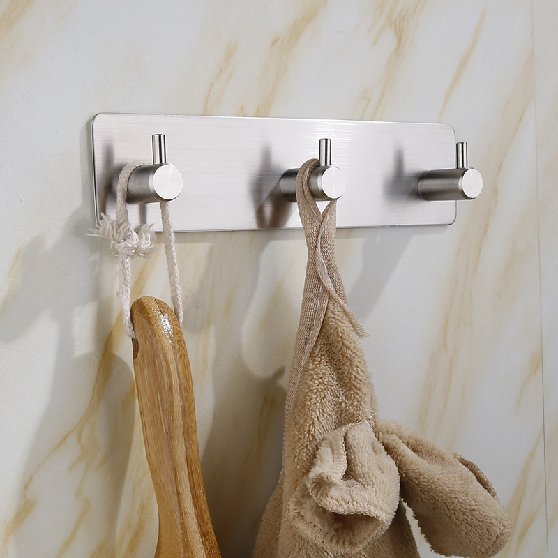 steel hook strong stick hook feel after the coat hooks hardware hook with hole without nail coat hook cross border