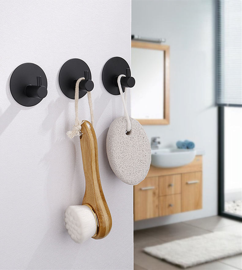 steel hook strong stick hook feel after the coat hooks hardware hook with hole without nail coat hook cross border