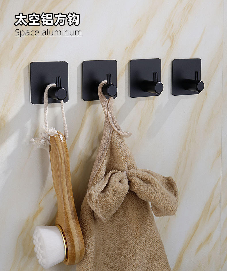 steel hook strong stick hook feel after the coat hooks hardware hook with hole without nail coat hook cross border