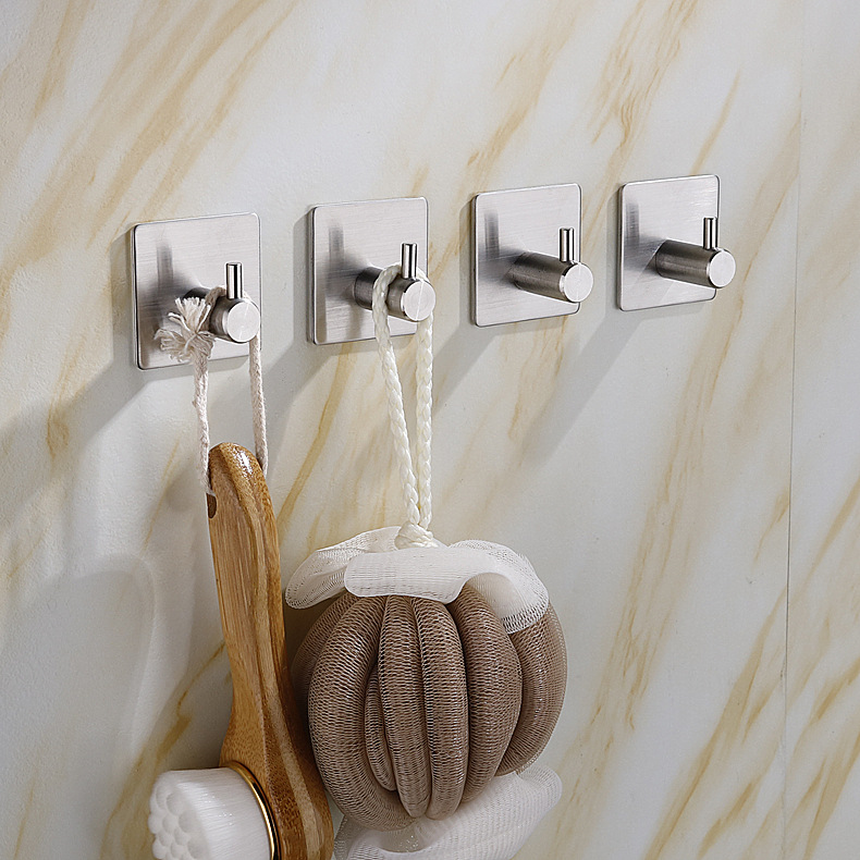 steel hook strong stick hook feel after the coat hooks hardware hook with hole without nail coat hook cross border