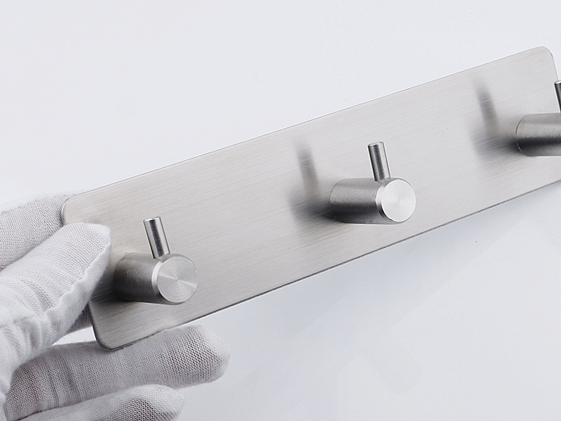 steel hook strong stick hook feel after the coat hooks hardware hook with hole without nail coat hook cross border