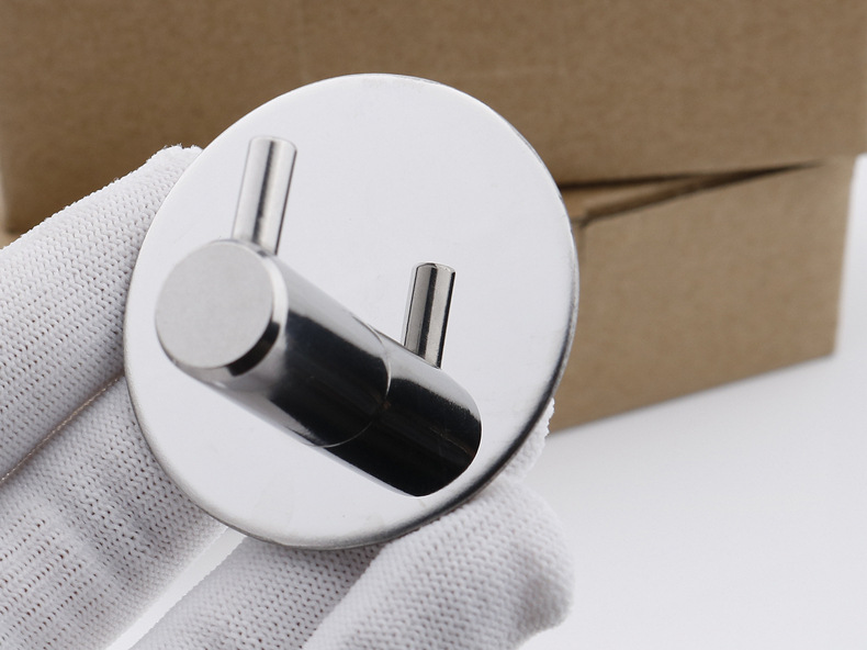 steel hook strong stick hook feel after the coat hooks hardware hook with hole without nail coat hook cross border