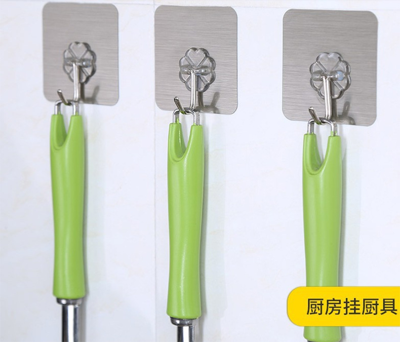Transparent non-mark hook wholesale power hook non-nail hook manufacturers