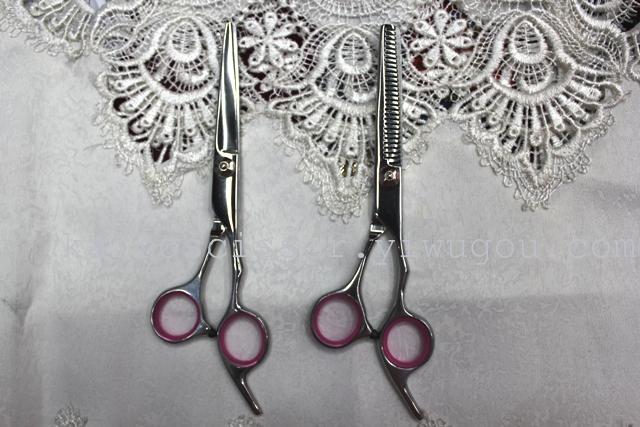 Kaibo factory all steel hair scissors, stainless steel scissors cutting scissors KB766 plastic suction gift box Kaibo factory all steel hair scissors, stainless steel scissors cutting scissors KB766 plastic suction gift box