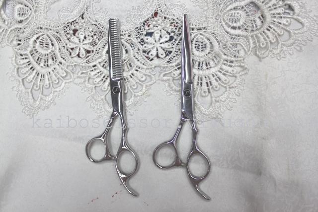 Kaibo factory all steel hair scissors, stainless steel scissors cutting scissors KB766 plastic suction gift box Kaibo factory all steel hair scissors, stainless steel scissors cutting scissors KB766 plastic suction gift box