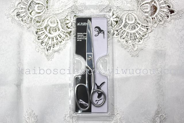 Kaibo factory all steel hair scissors, stainless steel scissors cutting scissors KB766 plastic suction gift box Kaibo factory all steel hair scissors, stainless steel scissors cutting scissors KB766 plastic suction gift box