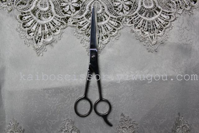 Kaibo factory all steel hair scissors, stainless steel scissors cutting scissors KB766 plastic suction gift box Kaibo factory all steel hair scissors, stainless steel scissors cutting scissors KB766 plastic suction gift box