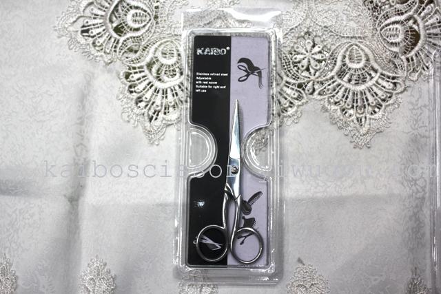 Kaibo factory all steel hair scissors, stainless steel scissors cutting scissors KB766 plastic suction gift box Kaibo factory all steel hair scissors, stainless steel scissors cutting scissors KB766 plastic suction gift box